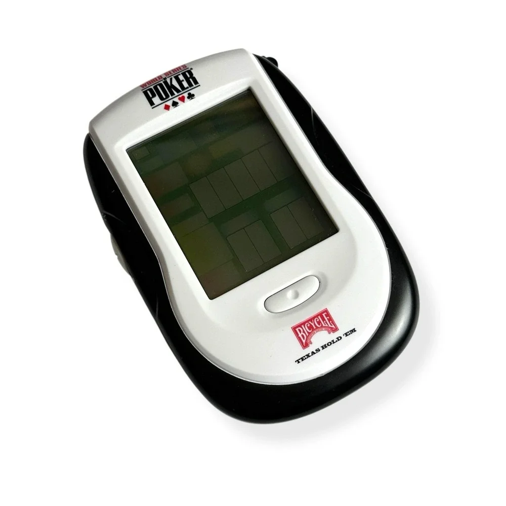 World Series‎ of Poker Illuminated Texas Holdem Handheld Electronic Game READ*